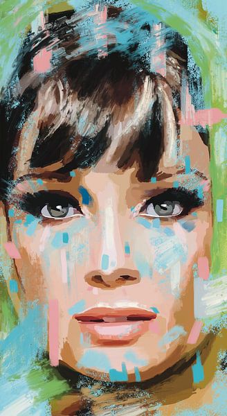 Ein schönes Frauenporträt. von Ljupka Kareska