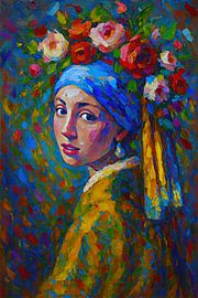 The girl with the pearl earring painting by Johannes