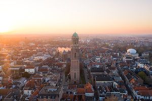 Zentrum von Zwolle von oben