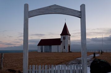 IJslands kerkje van Anita van Hengel