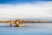Onder de Uros op het Titicaca Meer
