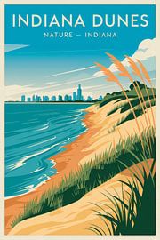 Indiana Dunes, Indiana sur Poster Art Shop
