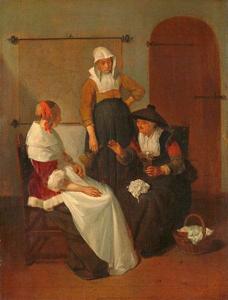 Un chat confidentiel, Quiringh Gerritsz. van Brekelenkam par Des maîtres magistraux