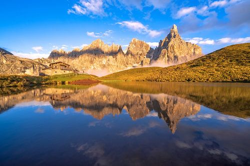 L'heure d'or dans les Dolomites