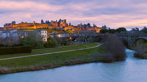 Een avond in Carcassonne, Frankrijk van Henk Meijer Fotografie