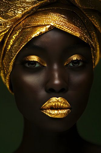 Gouden tribale gratie