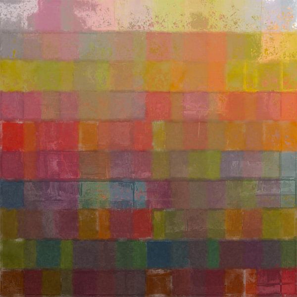 At Play With Paul Klee - Colorful squares by Western Exposure