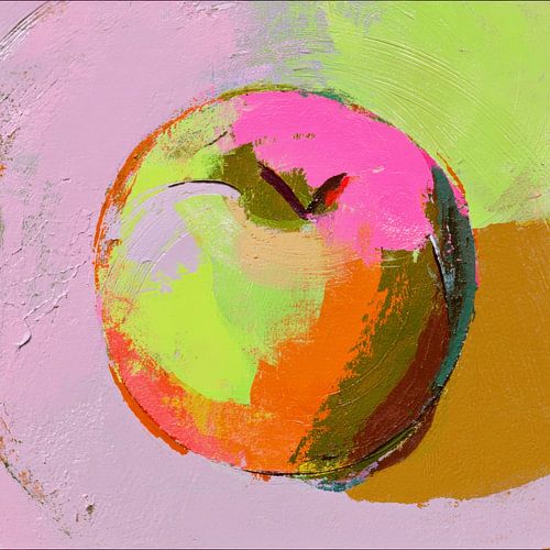 Minimal Apple Still Life