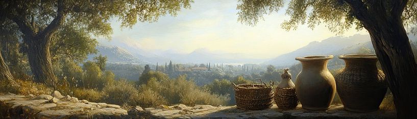 Pots et paniers à la lumière naturelle par Caprices d'Art