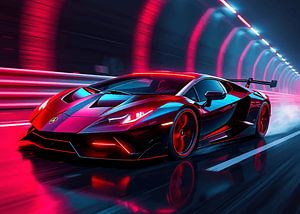 Lamborghini Sesto Elemento Neon 10
