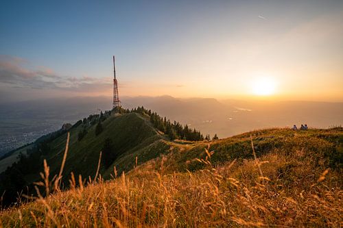 Zonsondergang op de Grünten
