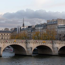 Panorama de Paris depuis le fleuve sur Alexander Bogorodskiy