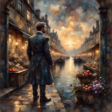 Zurück in der Zeit - Der Mann unter dem Sonnenuntergangshimmel