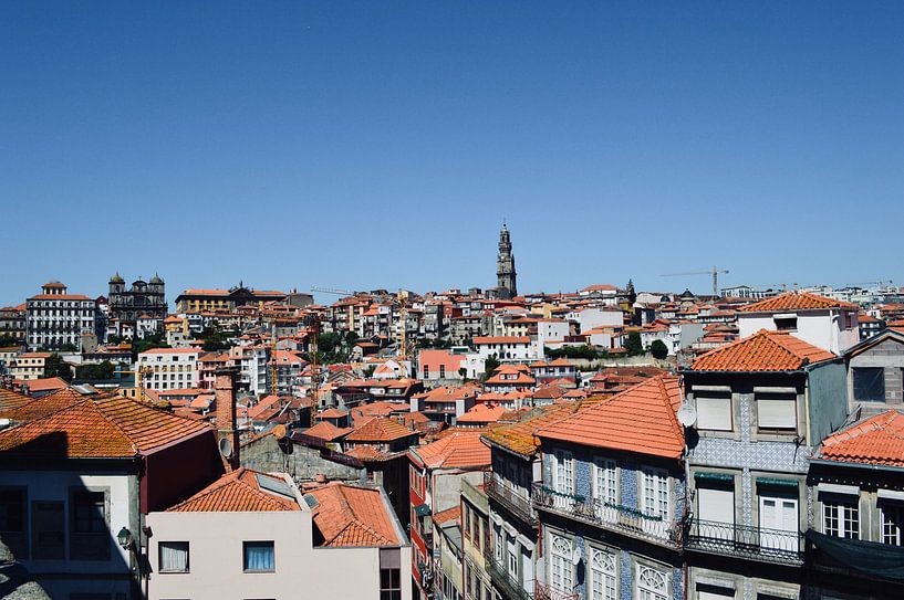 Porto rooftops van Mike Landman