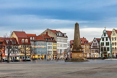 The old town centre of Erfurt