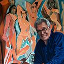 Jeroen Krabbe liebt Les Demoiselles d' Avignon von Picasso von Paul Meijering Miniaturansicht