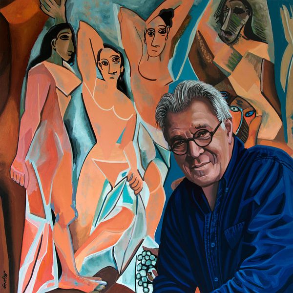 Jeroen Krabbe liebt Les Demoiselles d' Avignon von Picasso von Paul Meijering
