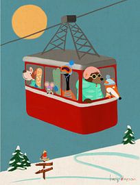 Skifahren von Karlijn Dapperen