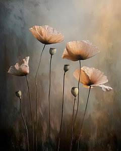 Mohnblumen im Licht