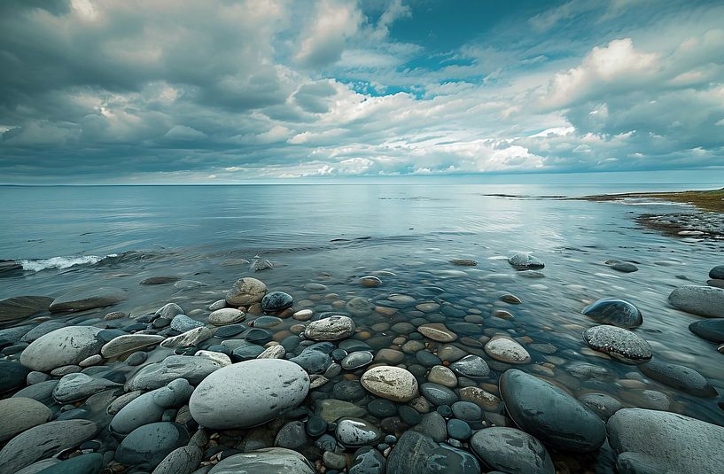 Spaziergang am Strand von fernlichtsicht