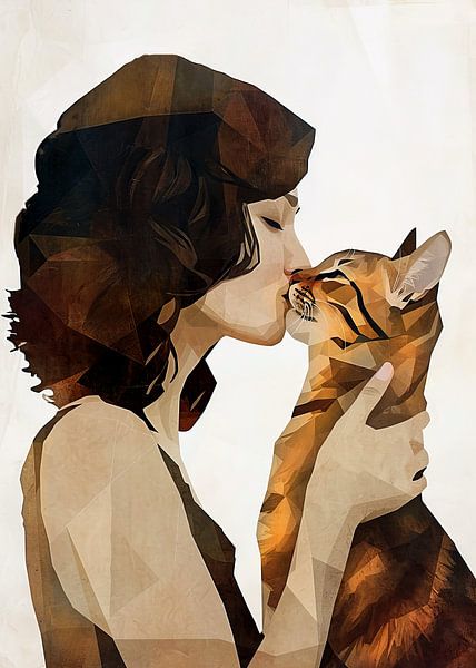 Kitty ich liebe dich #Katze von JBJart Justyna Jaszke