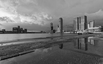 Rijnhaven Rotterdam après la pluie sur Ilya Korzelius