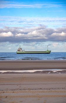 Navire en mer du Nord.