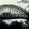 de waalbrug nijmegen pastel sur Groothuizen Foto Art