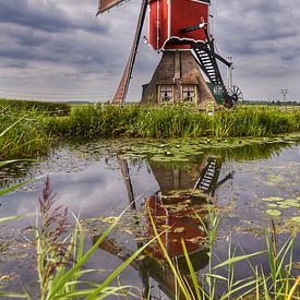 Hollandse water wipmolen van John Wiersma