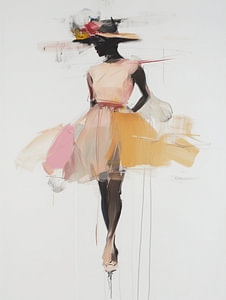 Figuratives Porträt, modern und abstrakt