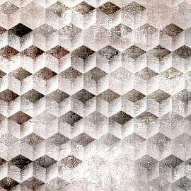 Scandinave Rétro Abstraction Beige sur Mad Dog Art