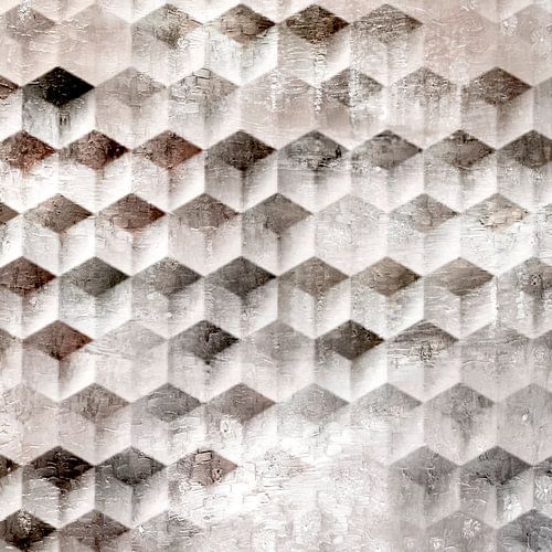 Scandinave Rétro Abstraction Beige