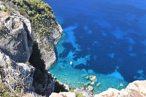 Beautiful viewpoint on the Greek island Zakynthos