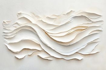 Organic Movement - Minimalistisches Kunstwerk mit Textur