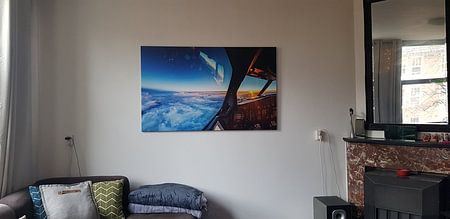 Zonsondergang op 11km hoogte