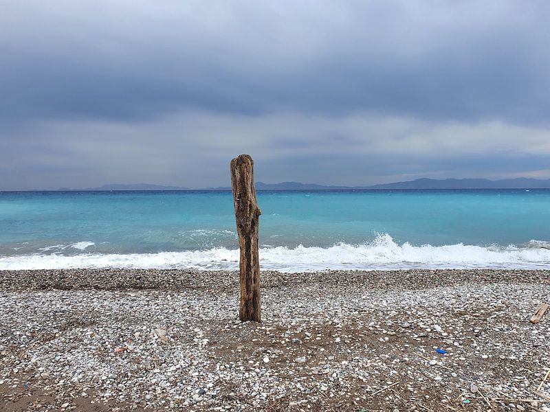 West coast of Rhodes, motif 3 by zam art