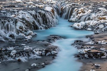 Wasserfall Brúarfoss, Island von Elsa Star