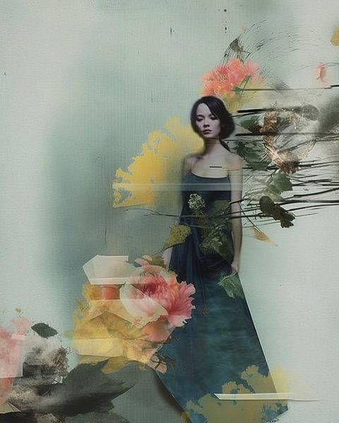 Vintage collage &quot;Flowers&quot; by Studio Allee