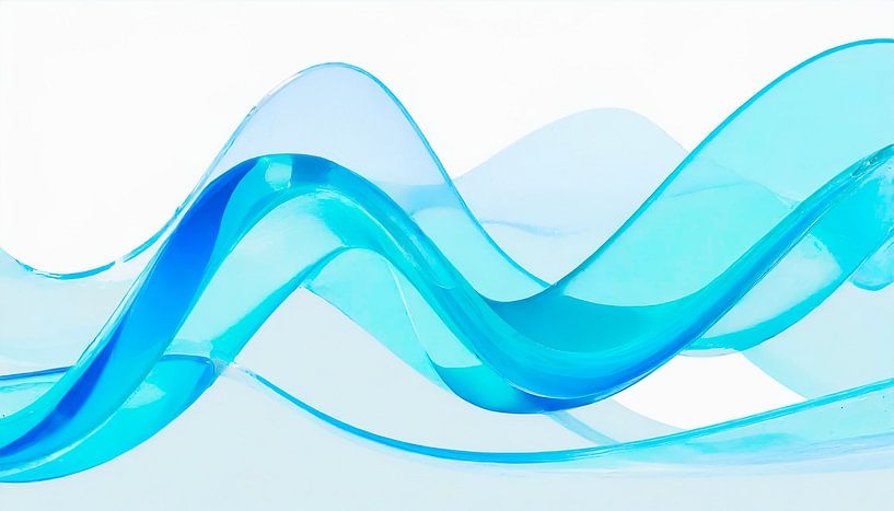 Wellen mit Blaue Farbe von Mustafa Kurnaz