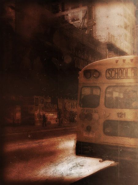 New York City Schulbus von Joost Hogervorst