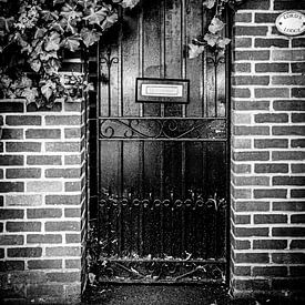 Porte de Londres en noir et blanc I Photographie de rue sur Diana van Neck Photography
