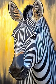 Zebra portrait
