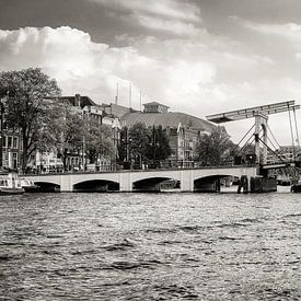 "A bridge, you can return .." (The Skinny Bridge in Amsterdam) by Hans Brinkel