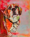 Beagle von Gemälde Liesbeth Serlie Miniaturansicht