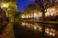 Oudegracht in Utrecht tussen de Geertebrug en de Smeebrug van Donker Utrecht thumbnail