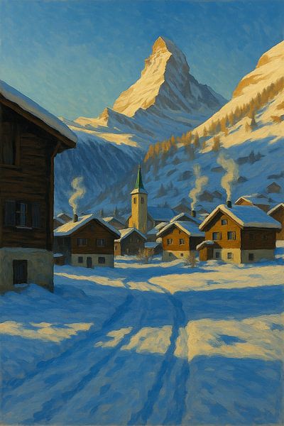 Zermatt Winter Morning by Travel Shop