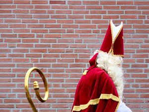 Sinterklaas mit seinem Stab