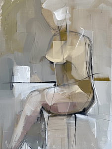 Figuratives Porträt, modern und abstrakt