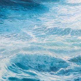 Right panel Triptych - Ocean wind force 10 by Bert Oosthout