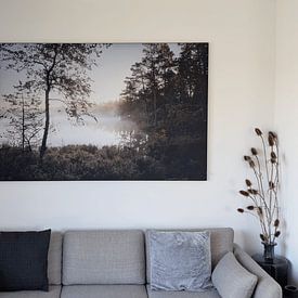 Kundenfoto: Schwedischer Morgen von Mark Leeman, als ArtFrame
